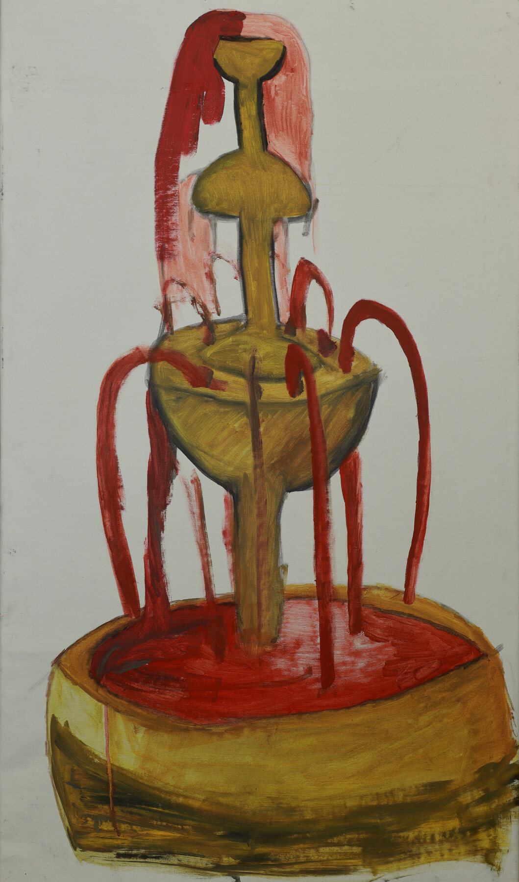 Fontaine — oil on canvas, 115×75 cm