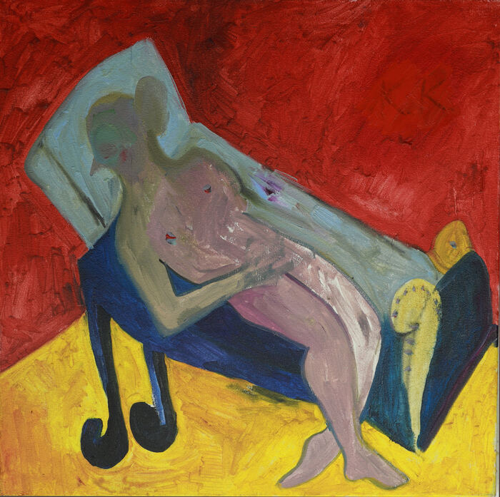 Van Gogh's wife — 50×50 cm, 2021, oil on canvas