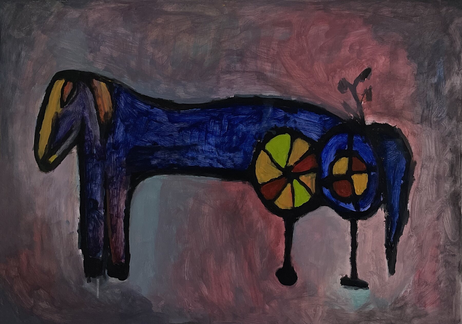Fun until further notice — 70×50 cm, acrylic on canvas
