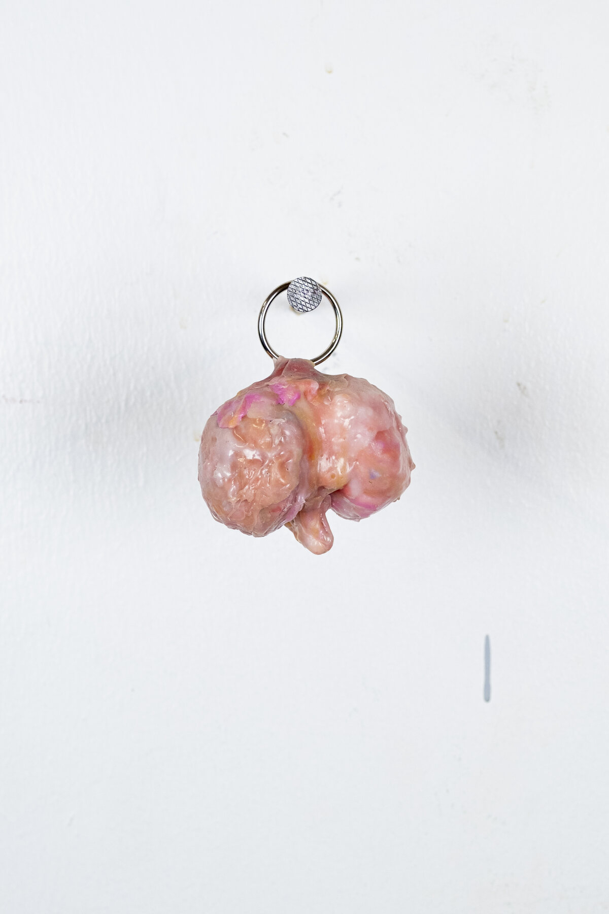 Bioinstallation — 2023, melted plastic, ring
